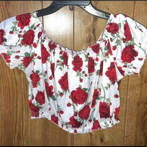 Rose Crop Top
